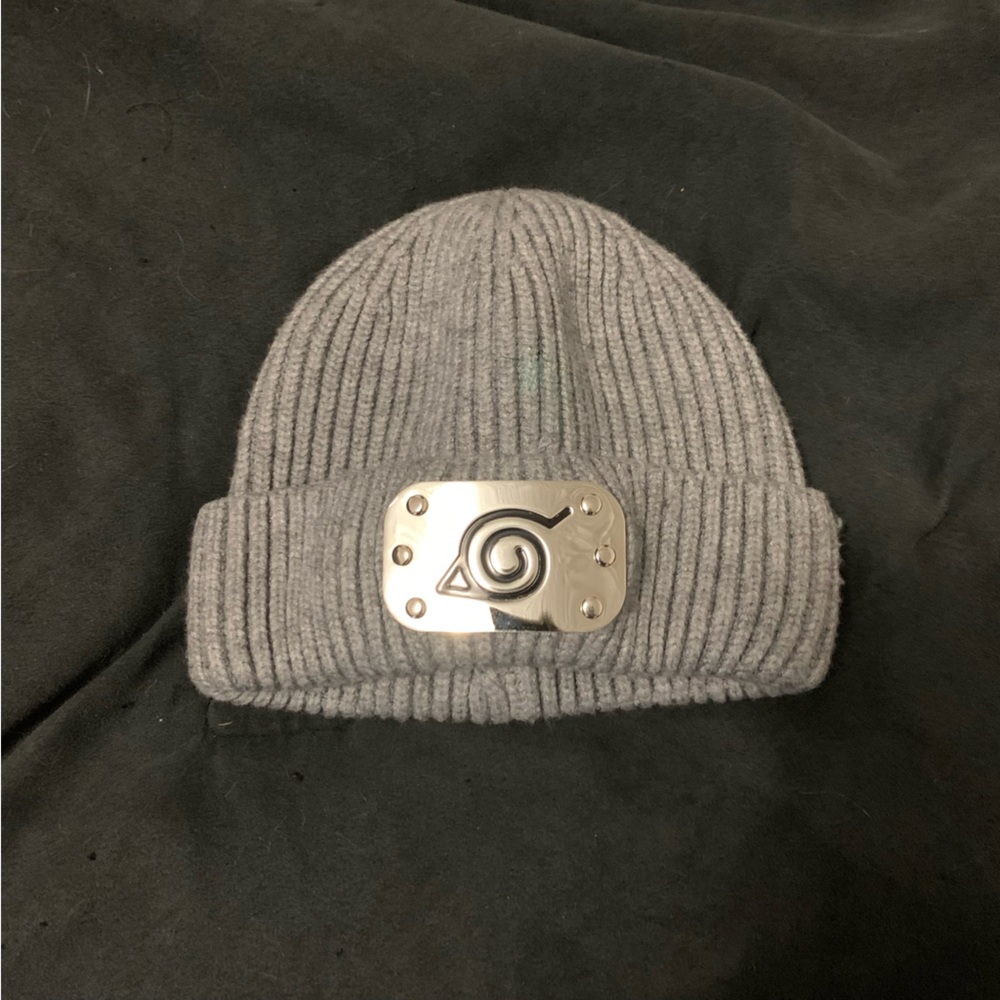 Small Gray Naruto Beanie